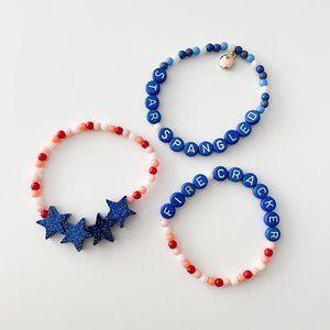 J. Crew Factory Girls' Patriotic Bracelet Pack